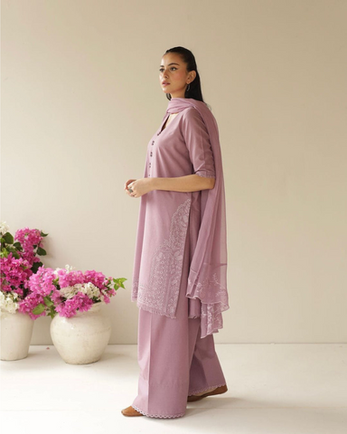Levander | 3- Piece Embroidered Outfit