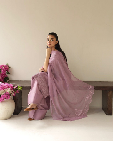 Levander | 3- Piece Embroidered Outfit