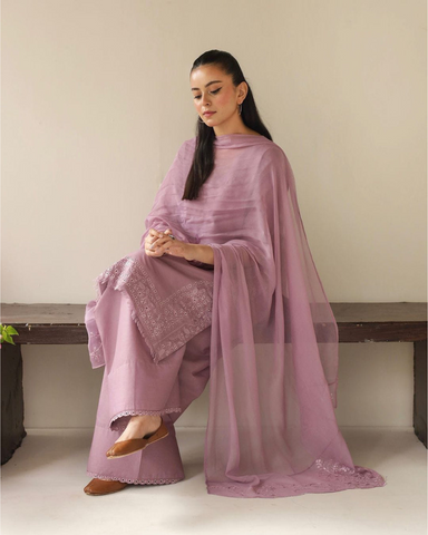 Levander | 3- Piece Embroidered Outfit