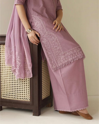 Levander | 3- Piece Embroidered Outfit