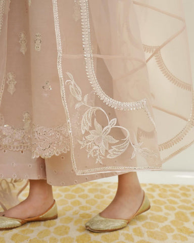 Pink Dusty | 3-Piece Stitched Embroidered Outfit
